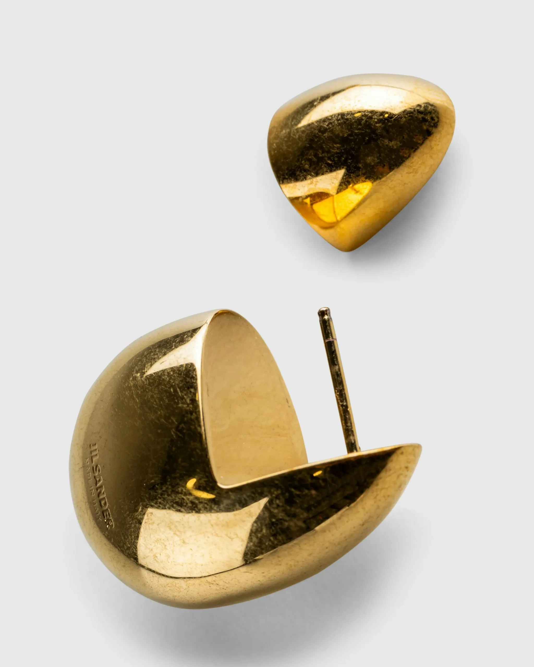 Fashion Jil Sander EM1 Earrings 2 gold