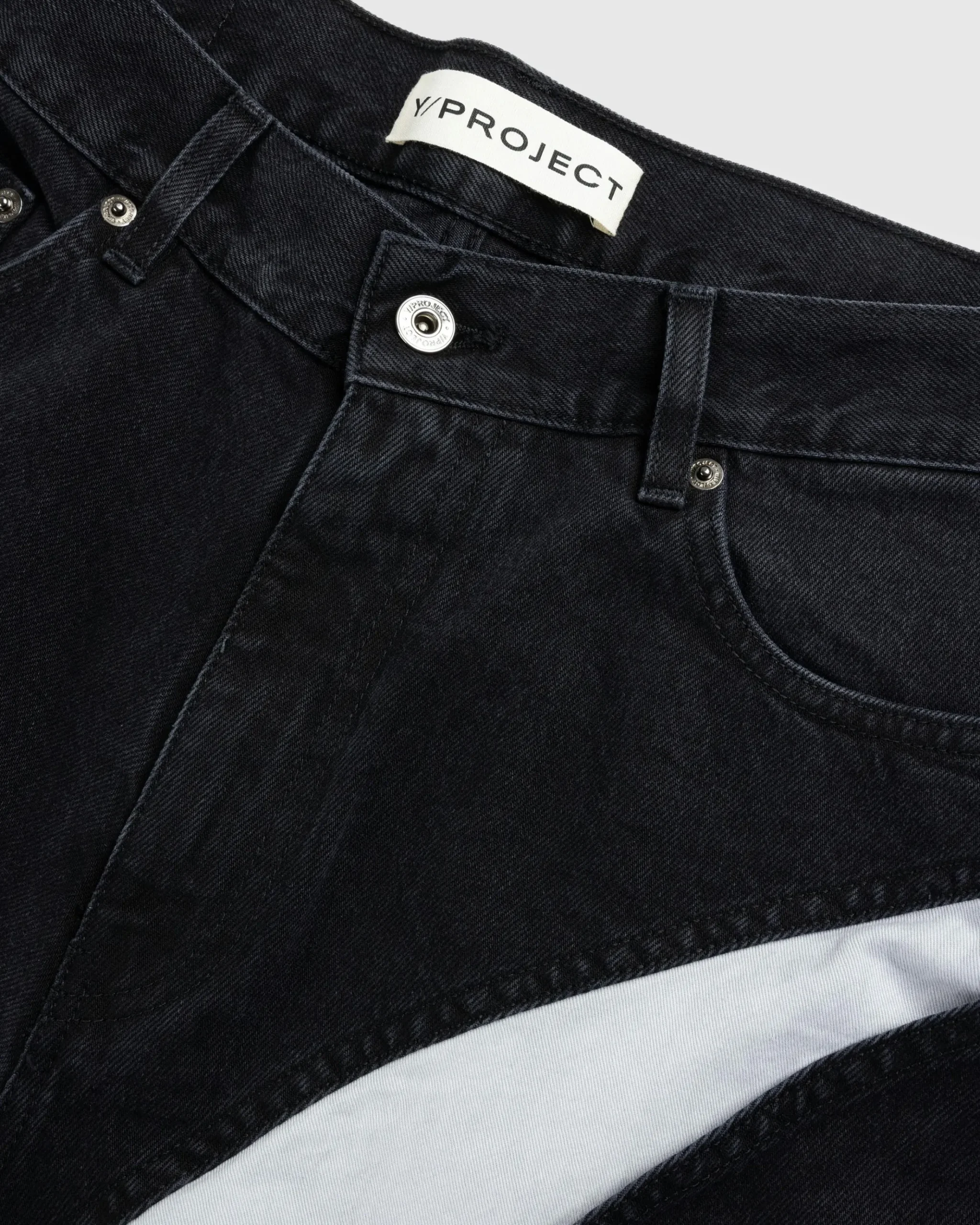 Best Y/Project Evergreen Cut Out Jeans Evergreen Black evergreenblack