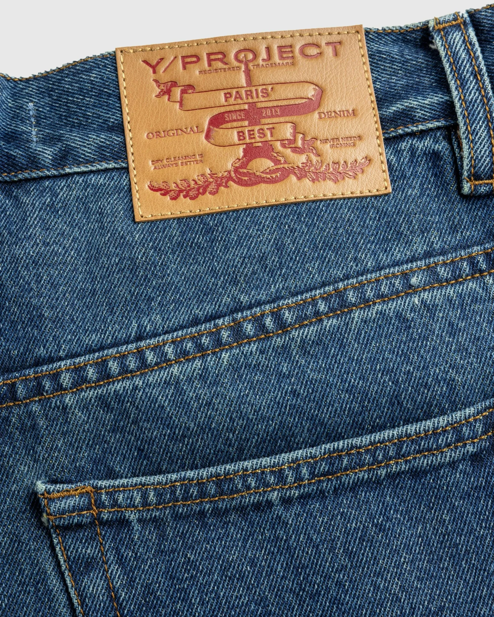 Clearance Y/Project Evergreen Cut-Out Jeans Evergreen Vintage Blue evergreenvintageblue
