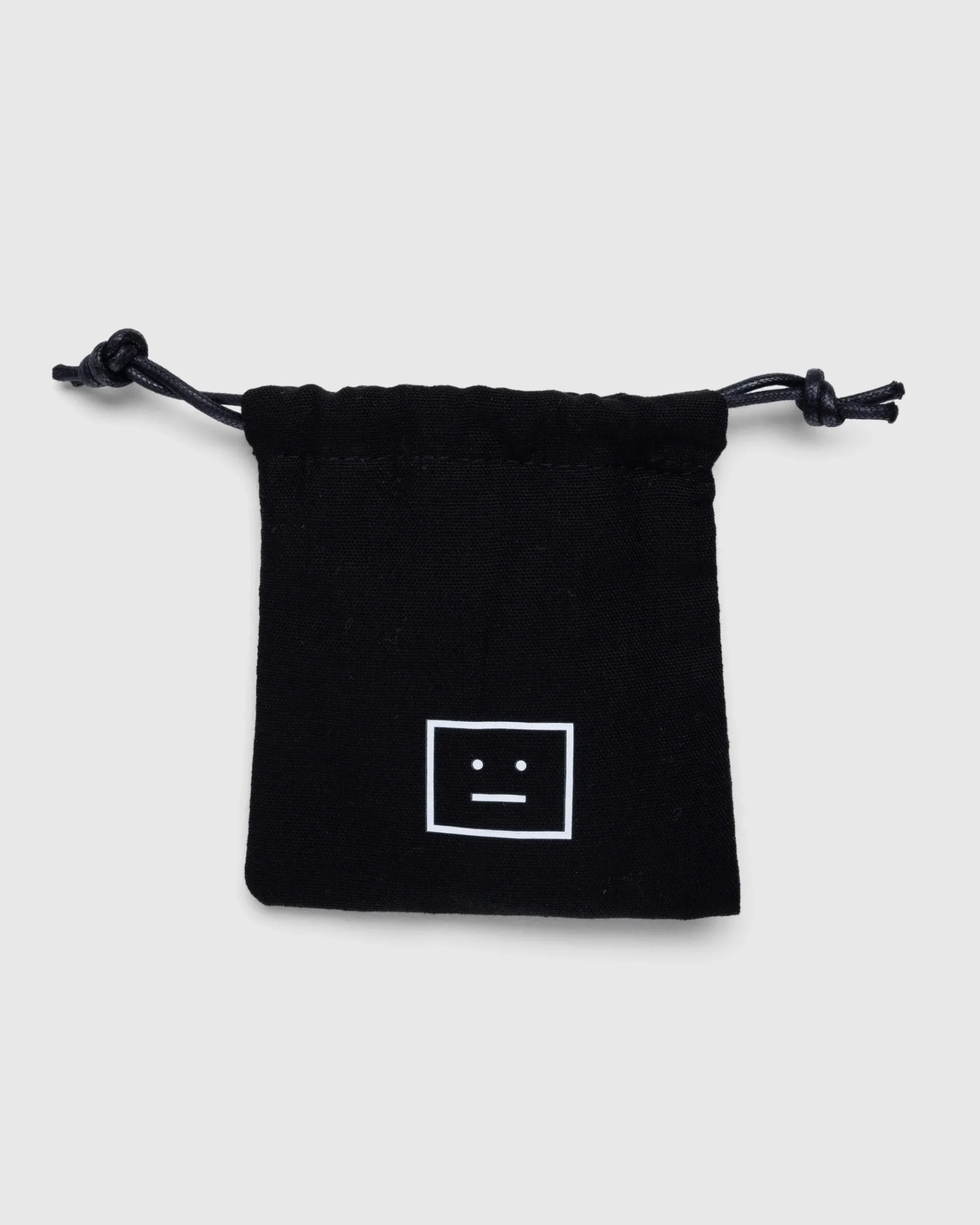 Cheap Acne Studios face Logo Hair Clips black