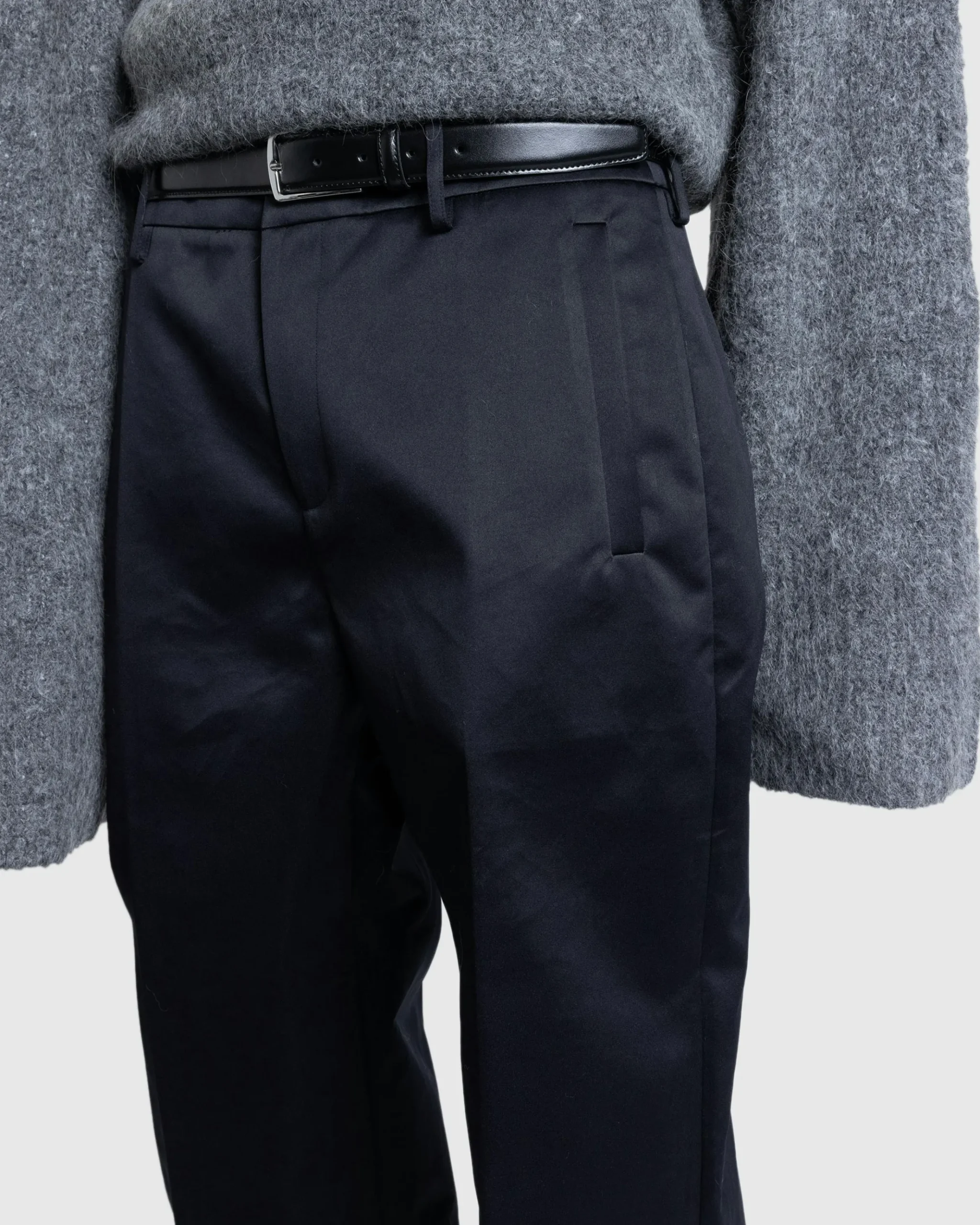 Outlet Entire Studios Father Suiting Pant Black Sateen blacksateen