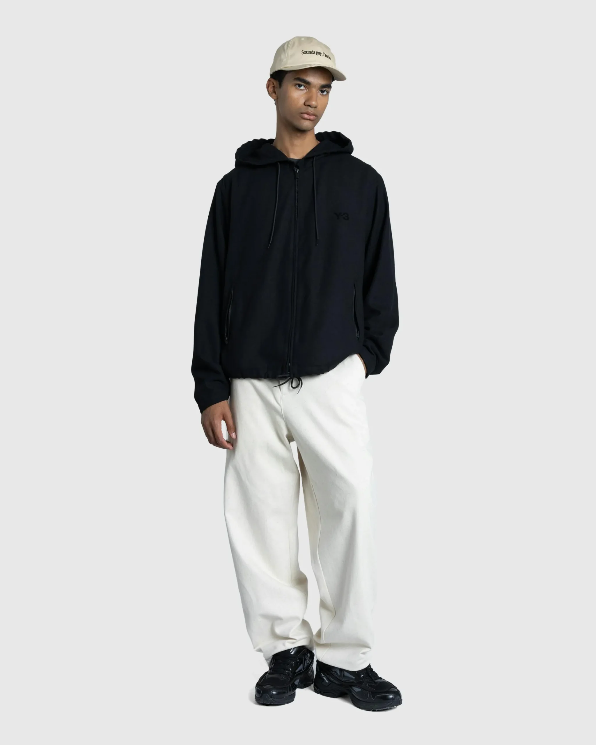 Best Sale Y-3 Flannel HD Top black