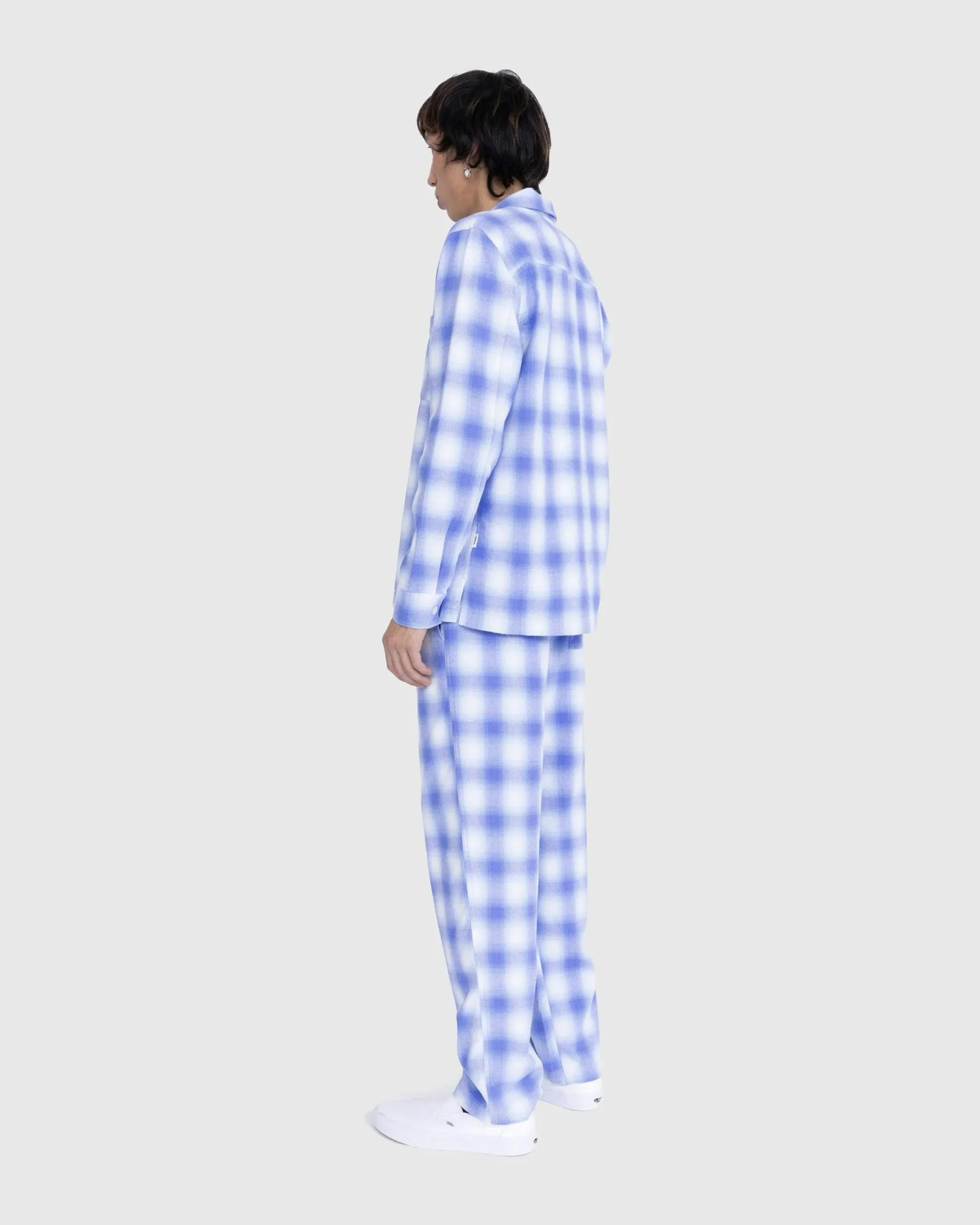 Hot Tekla Flannel Pyjamas Shirt Light Blue Plaid lightblueplaid