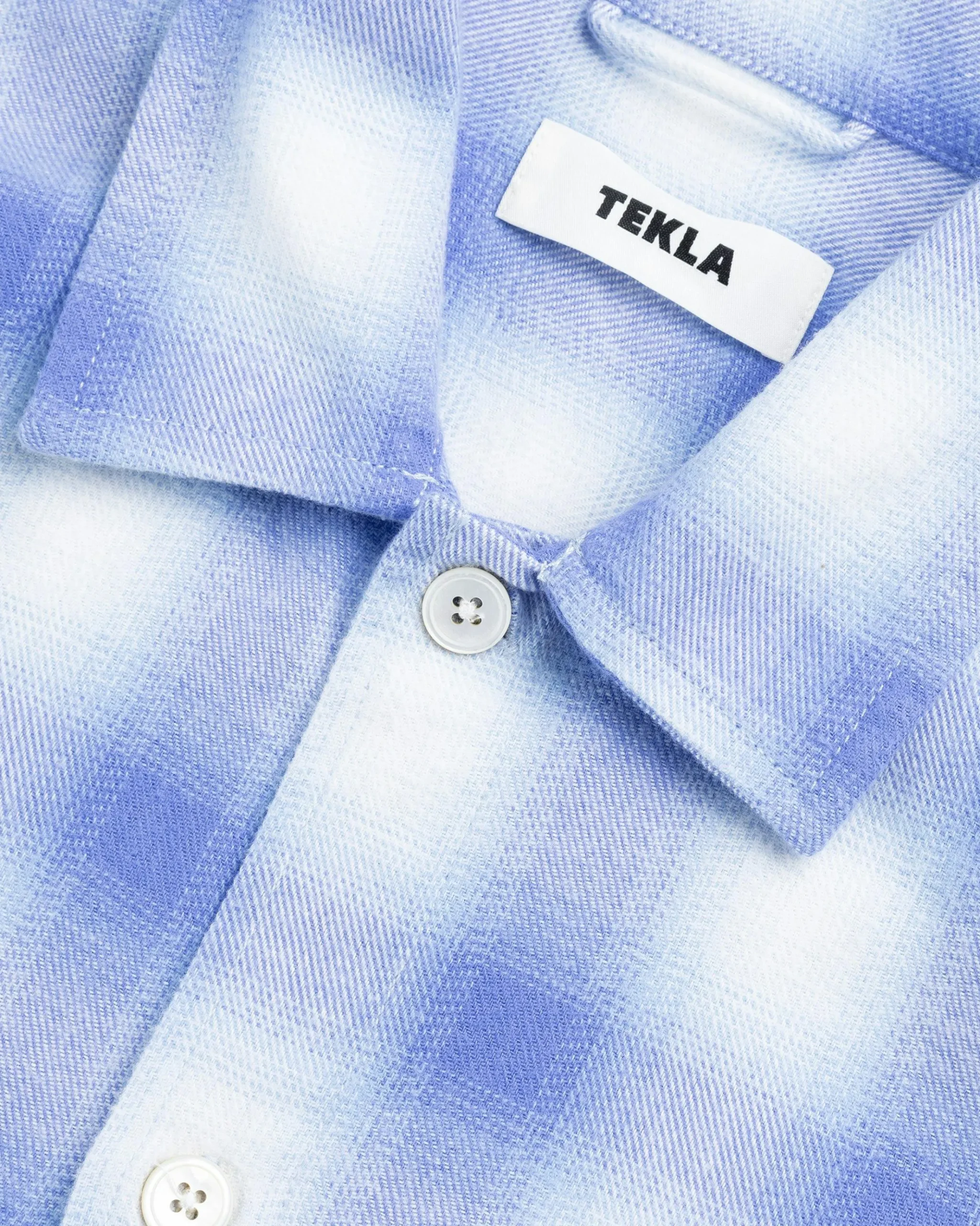 Hot Tekla Flannel Pyjamas Shirt Light Blue Plaid lightblueplaid