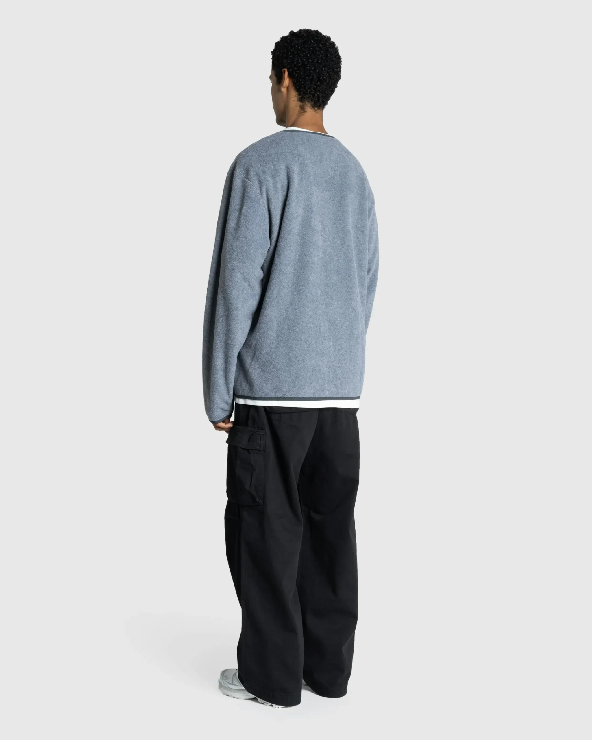 New Gramicci Fleece Cardigan Zip-Up Heather Charcoal heathercharcoal