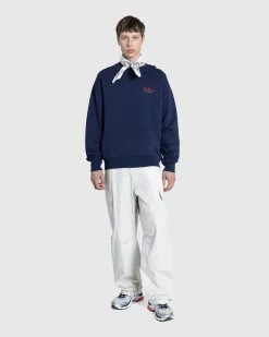 Flash Sale Highsnobiety Fleece Crewneck navy