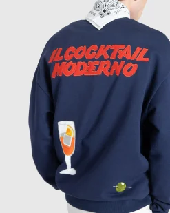 Flash Sale Highsnobiety Fleece Crewneck navy