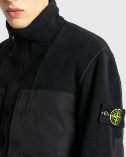 Best Stone Island Fleece Jacket Lead Grey leadgrey