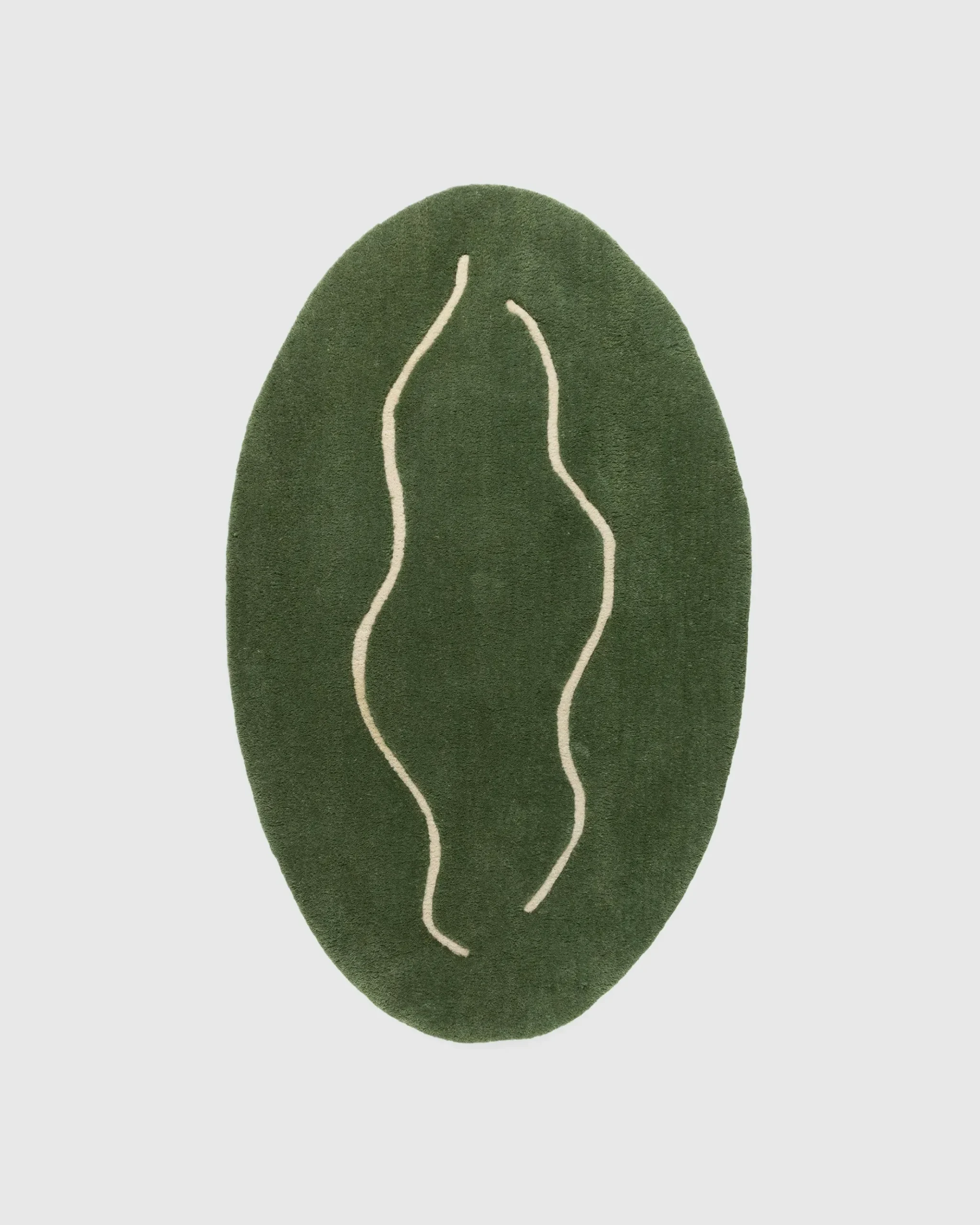 Outlet Carne Bollente Floor Is Vulva Rug green