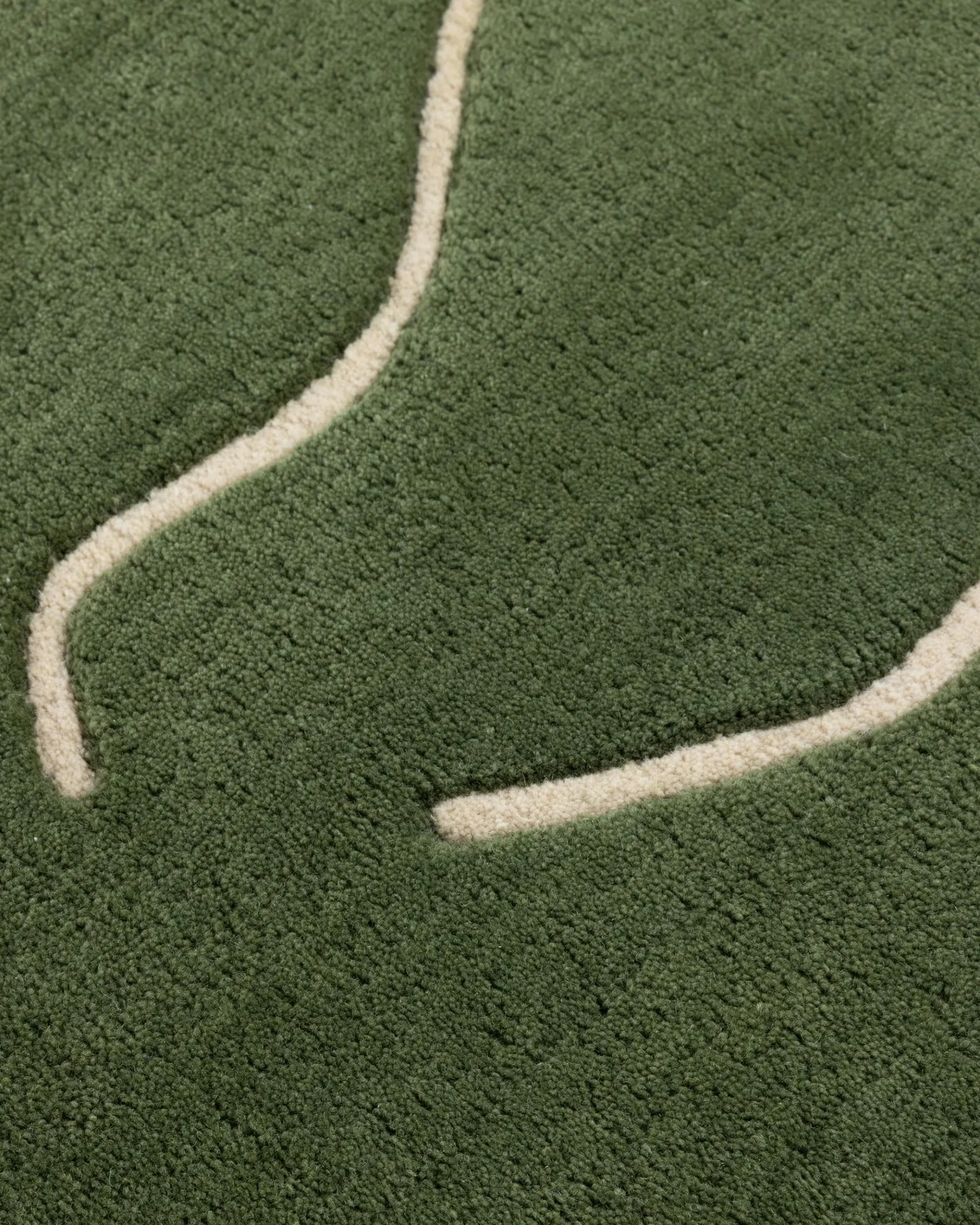 Outlet Carne Bollente Floor Is Vulva Rug green