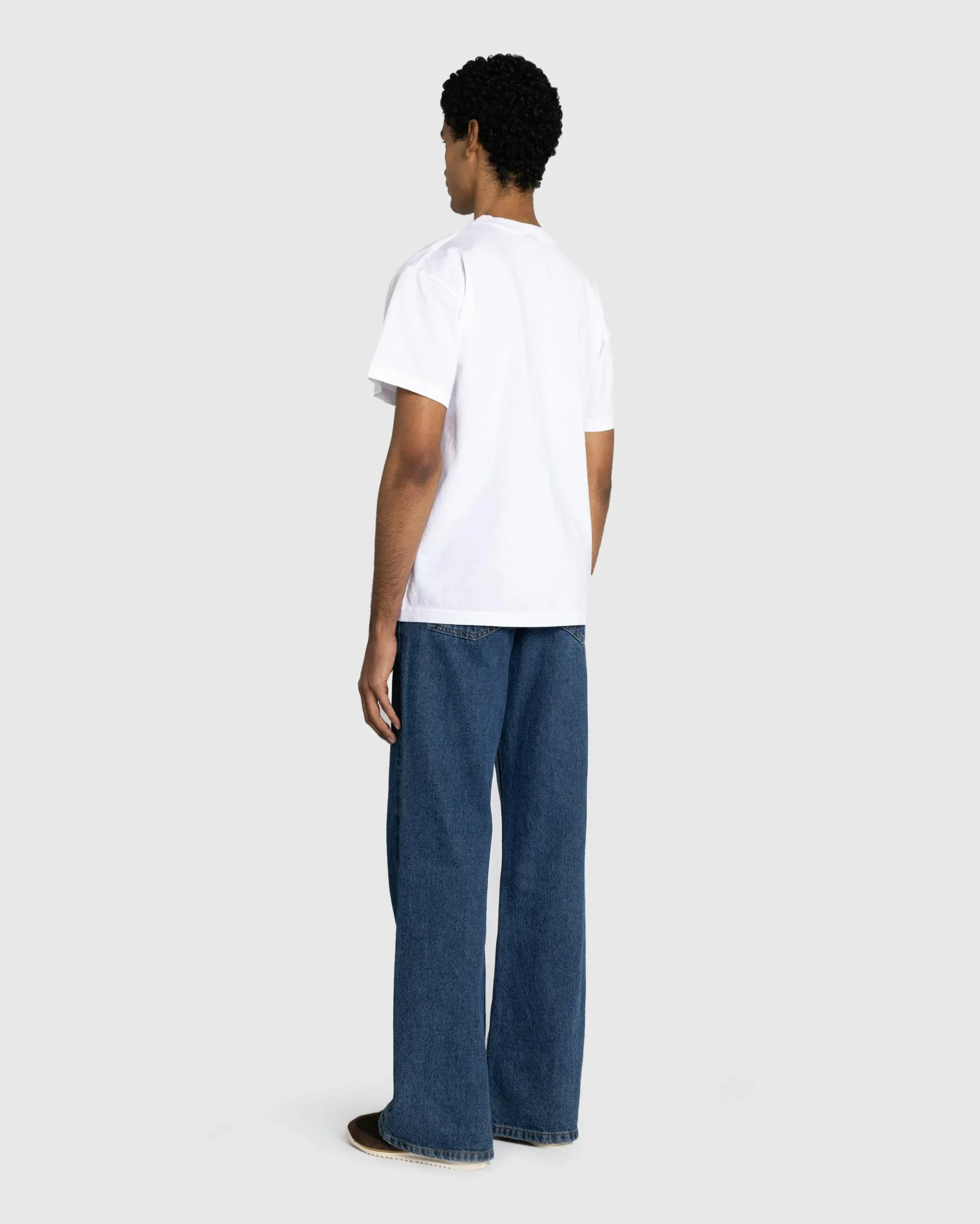 New Awake NY Flower A Tee white