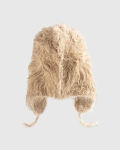 Best Acne Studios Fluffy Hat beige