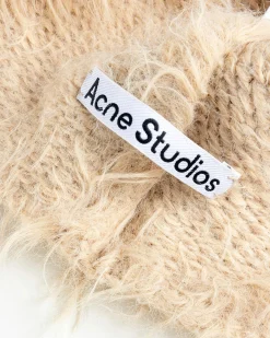 Best Acne Studios Fluffy Hat beige