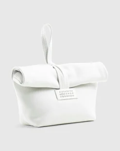 Discount Maison Margiela Fold-Over Handbag white