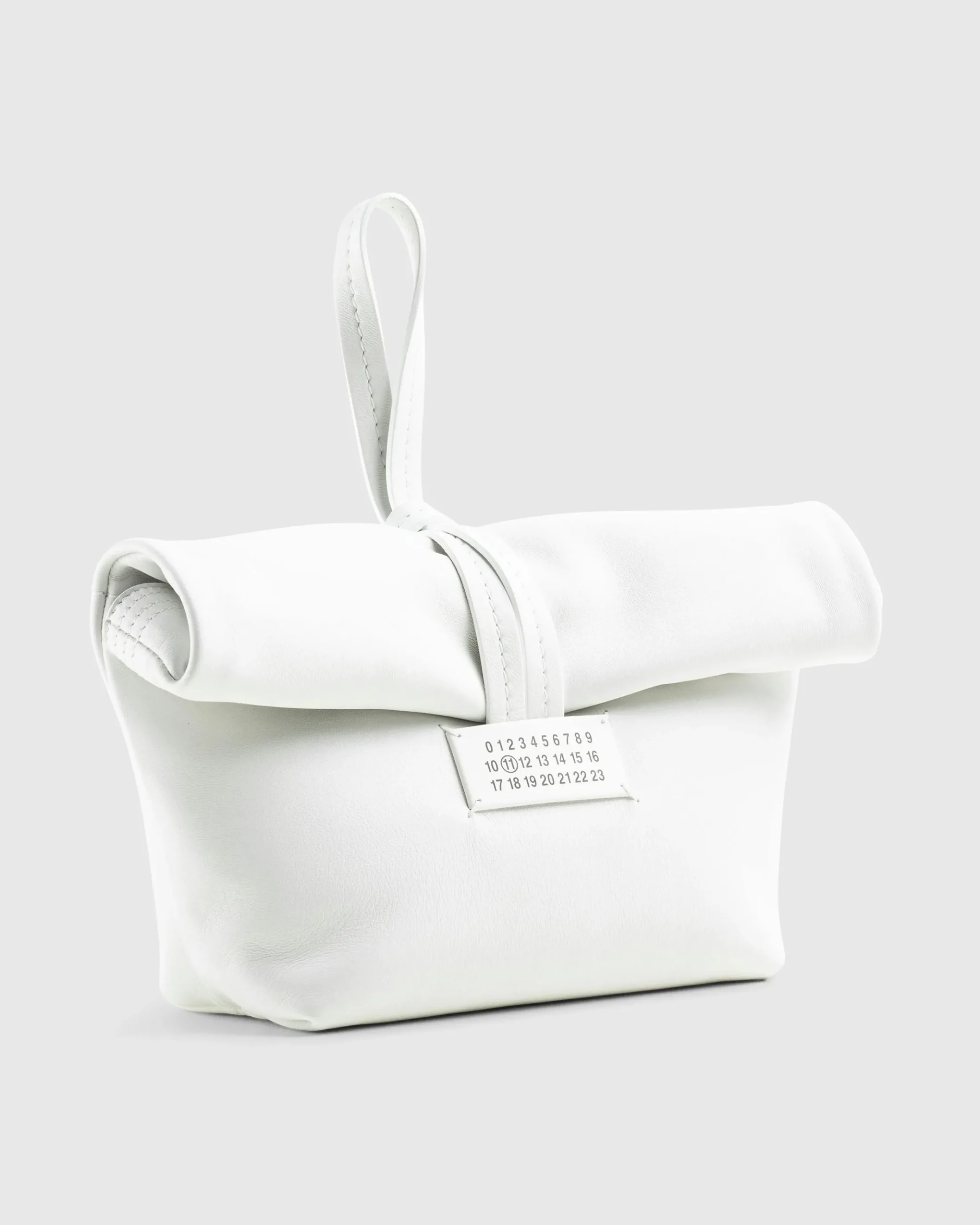 Discount Maison Margiela Fold-Over Handbag white
