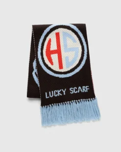 Shop Highsnobiety Football Scarf /Blue black