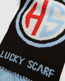 Shop Highsnobiety Football Scarf /Blue black