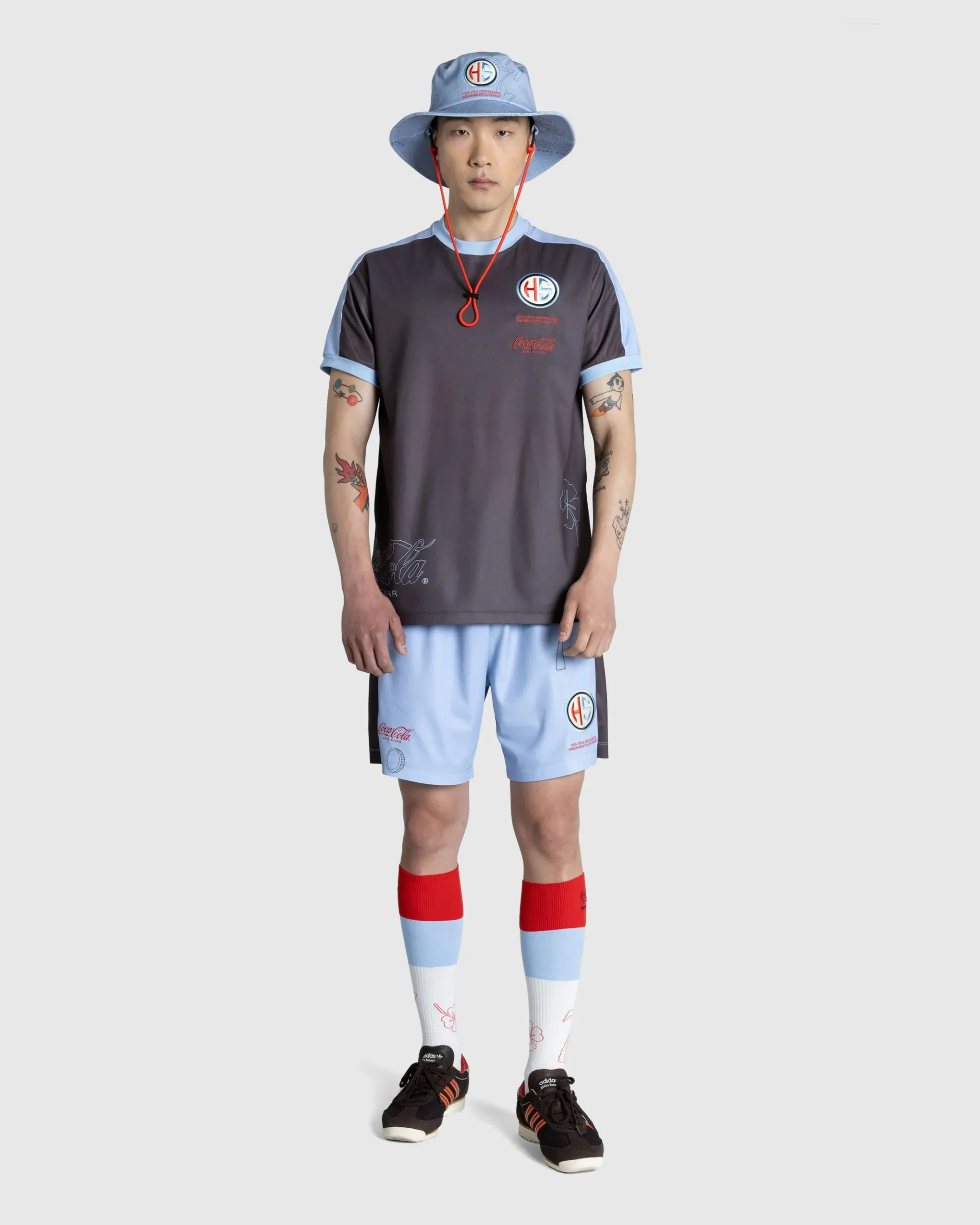 Sale Highsnobiety Football Shorts blue