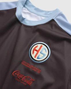 Clearance Highsnobiety Football Tee /Blue brown