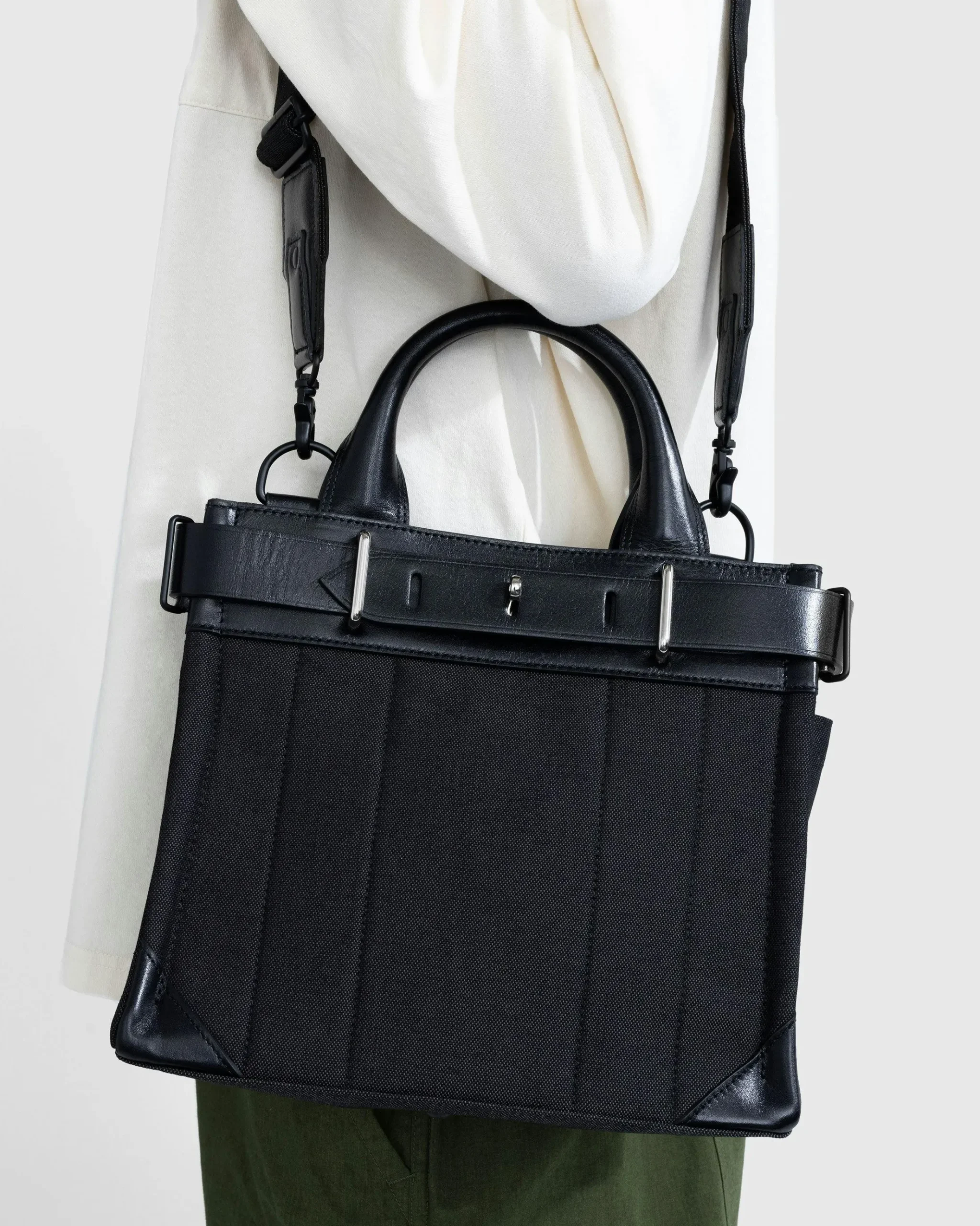 Sale Porter-Yoshida & Co. Fork 2-Way Tote Bag Black black10