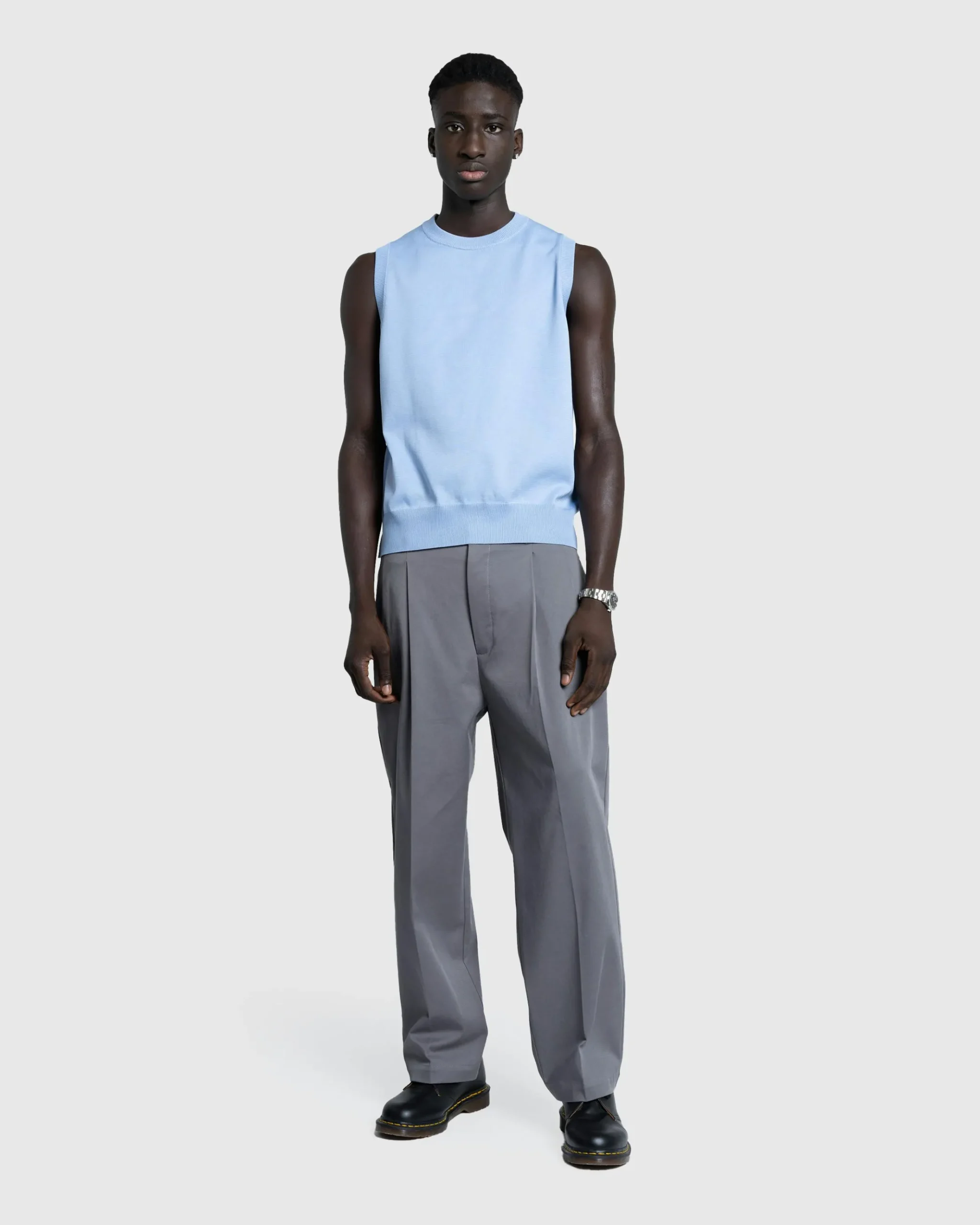 Fashion Marni Gabardine Classic Trousers Antique Silver antiquesilver