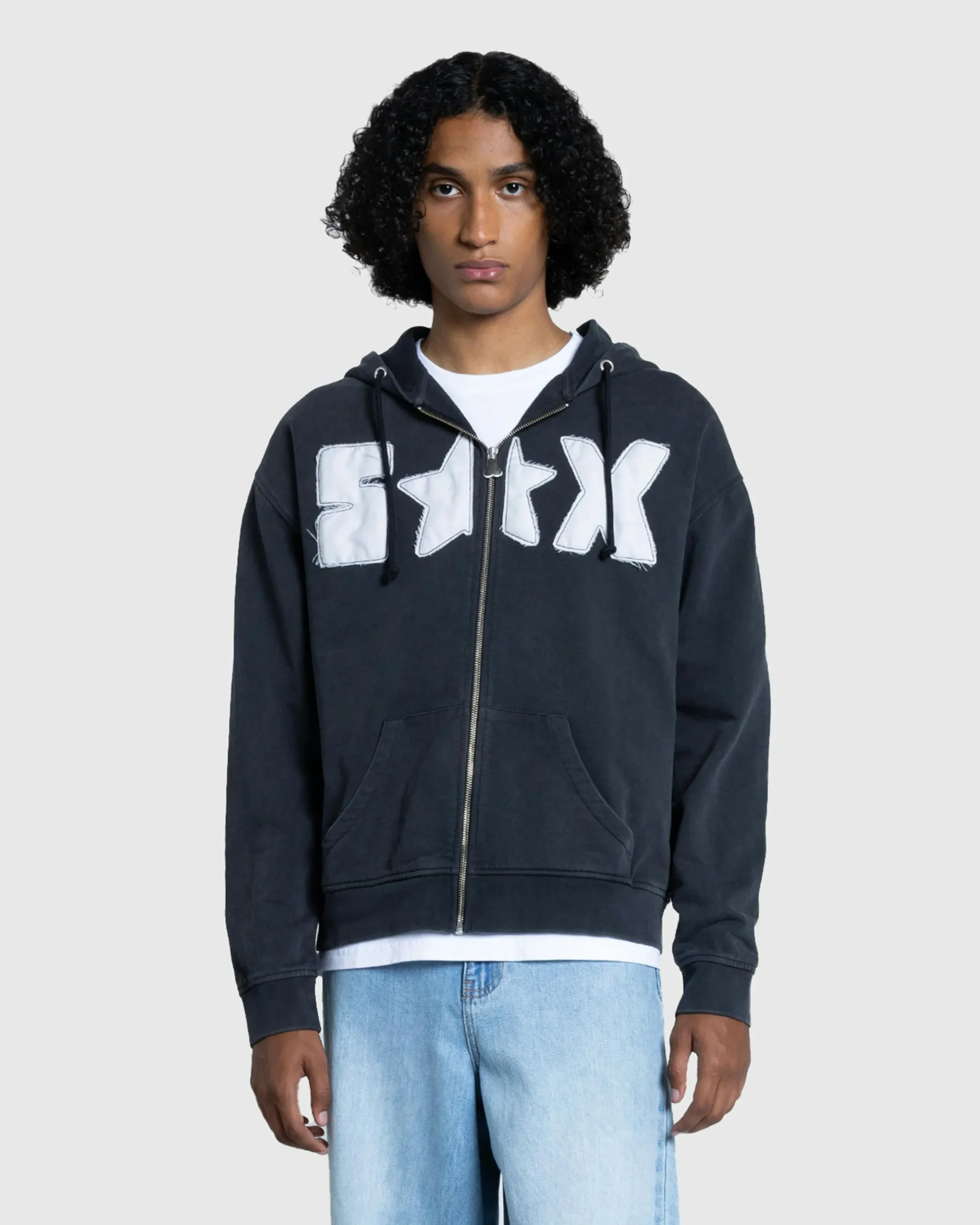 New Carne Bollente Galactic Tease Hoodie Off Black offblack