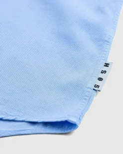 Clearance Highsnobiety HS05 Garment-Dyed Peach Long-Sleeve Shirt blue