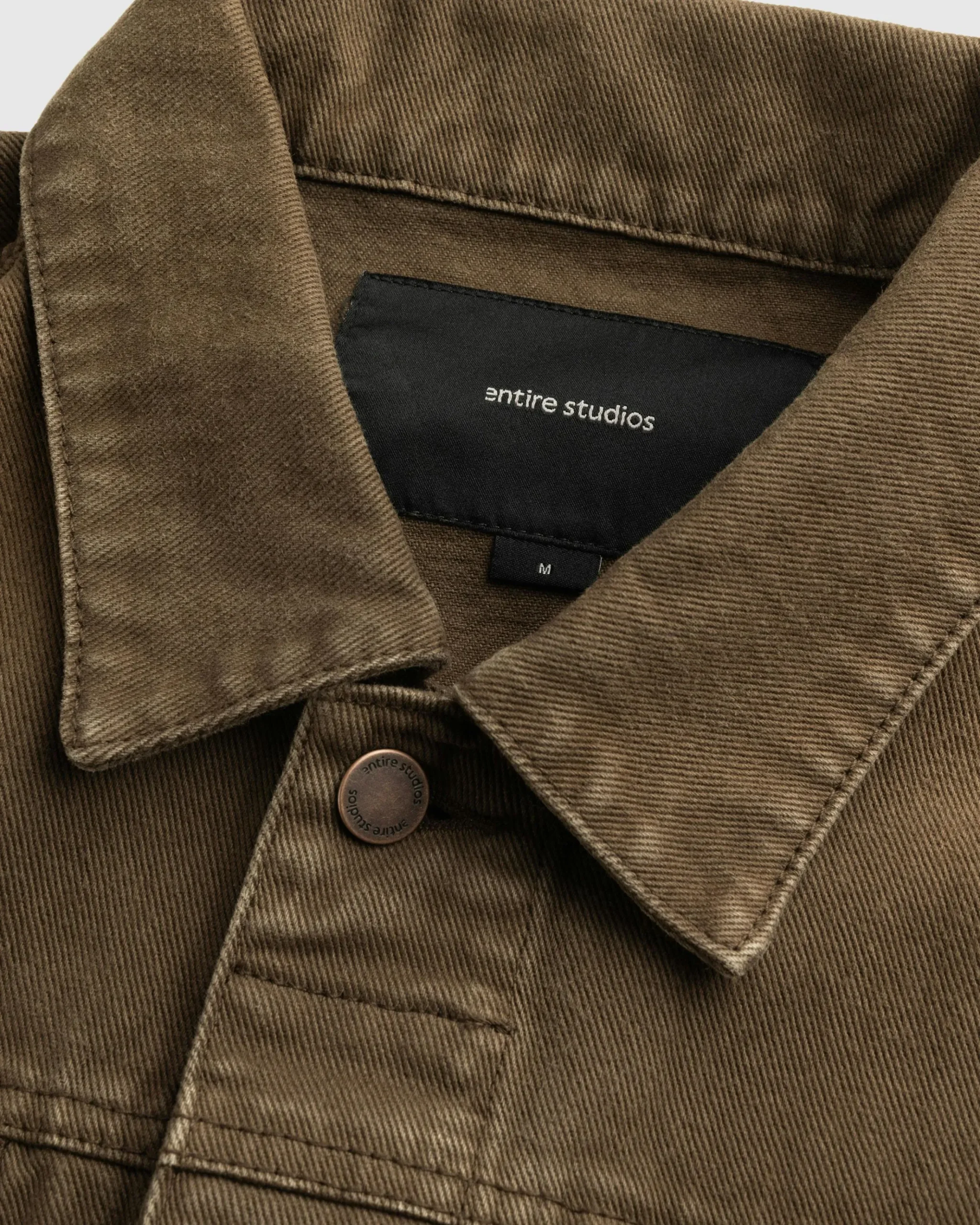 Flash Sale Entire Studios Gem Denim Jacket Military Stone militarystone