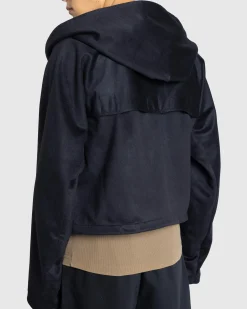 Discount Meta Campania Collective George Cropped Cashmere Blouson Midnight Blue midnightblue