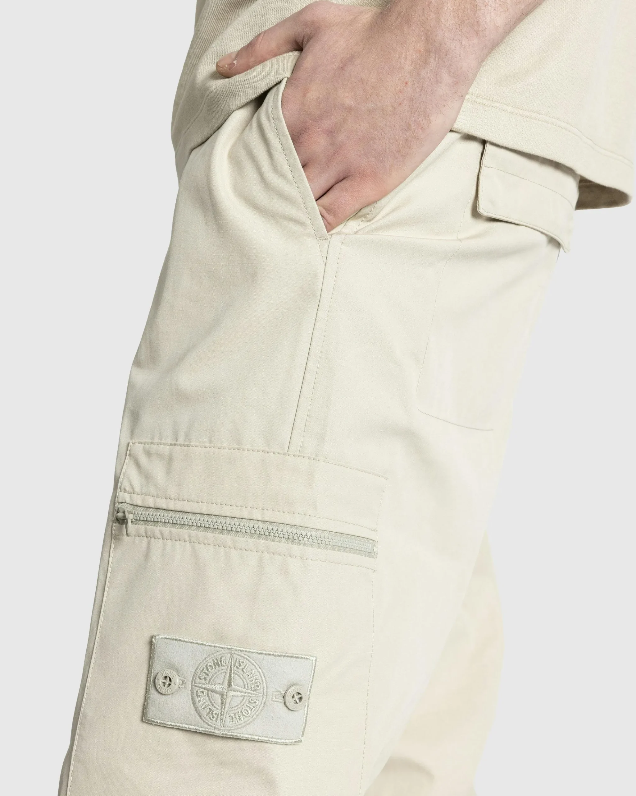 Discount Stone Island Ghost Piece Pants beige