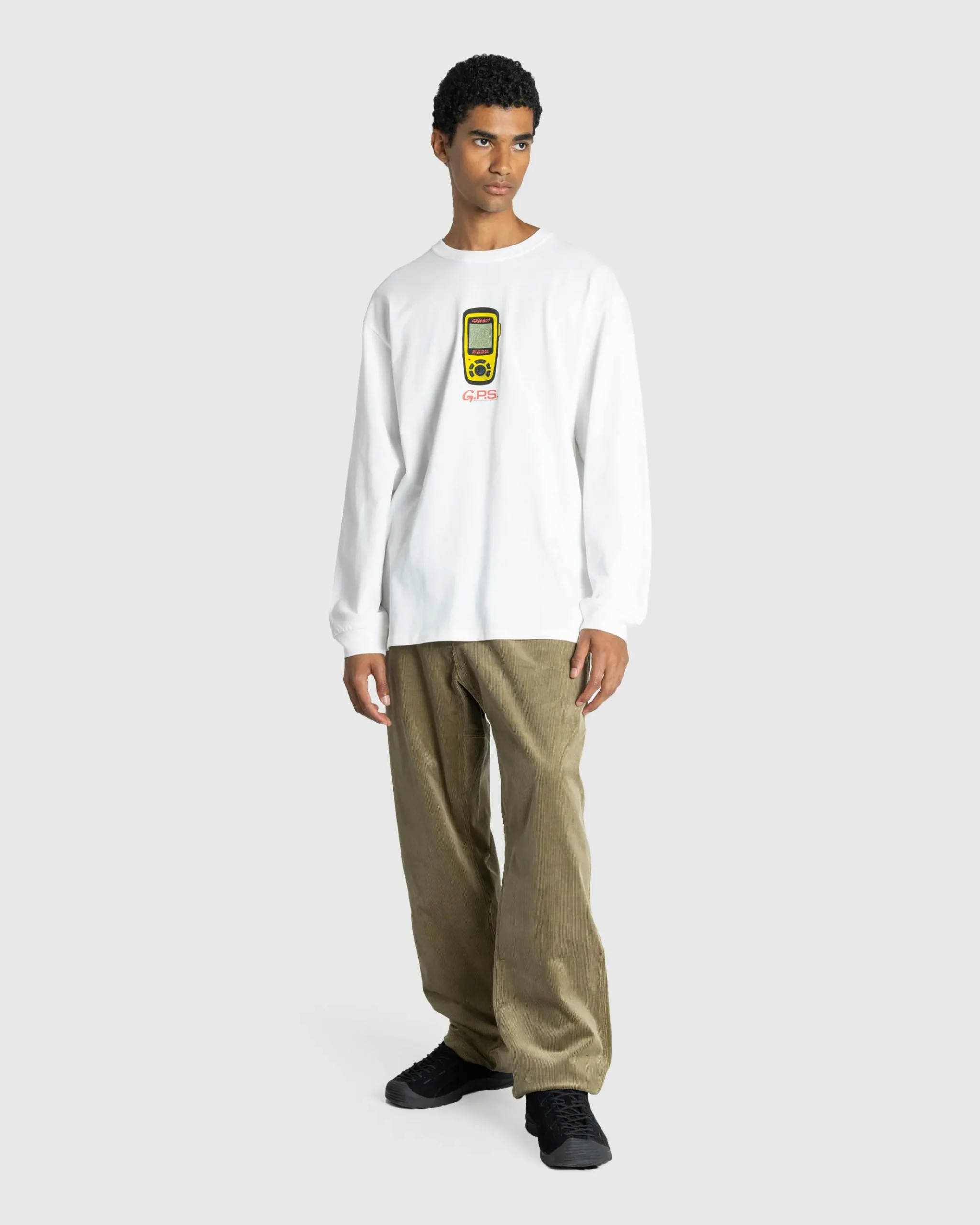 Fashion Gramicci GPS L/S Tee white