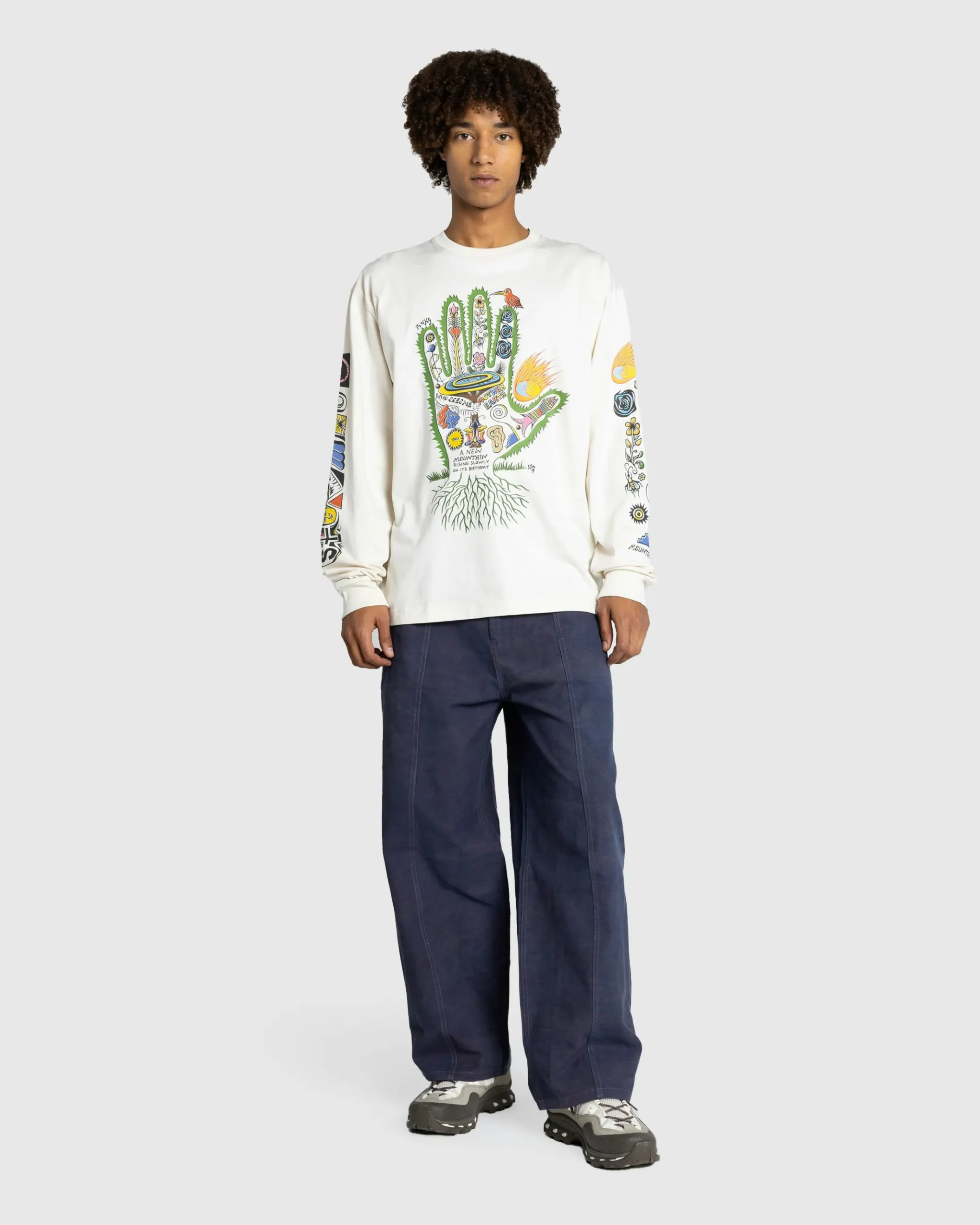 Cheap Story mfg. Grateful Tee LS Story Hand storyhand