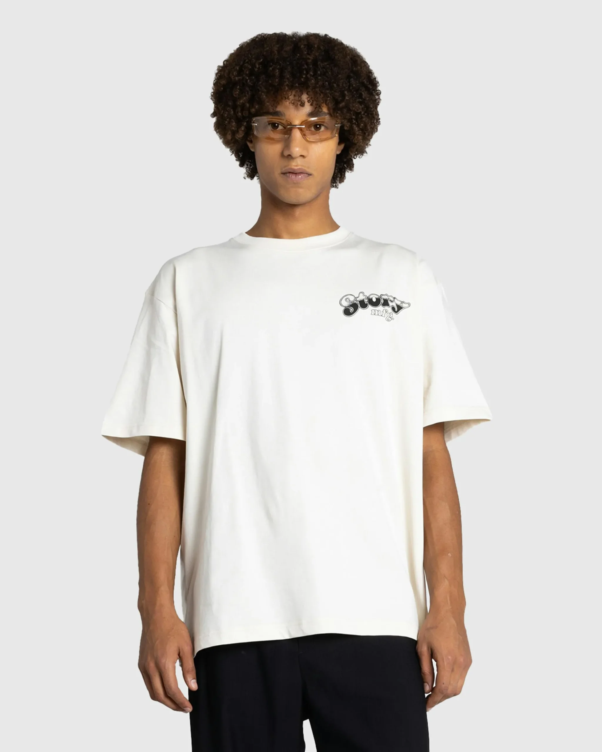 Cheap Story mfg. Grateful Tee SS Ecru Compost ecrucompost
