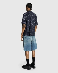 Shop Guess USA Gusa Camp Shirt Washed Out Black washedoutblack