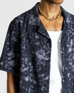 Shop Guess USA Gusa Camp Shirt Washed Out Black washedoutblack