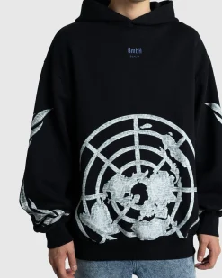 Best Sale GmbH H1 UN Organic Cotton Loopback Hoodie black