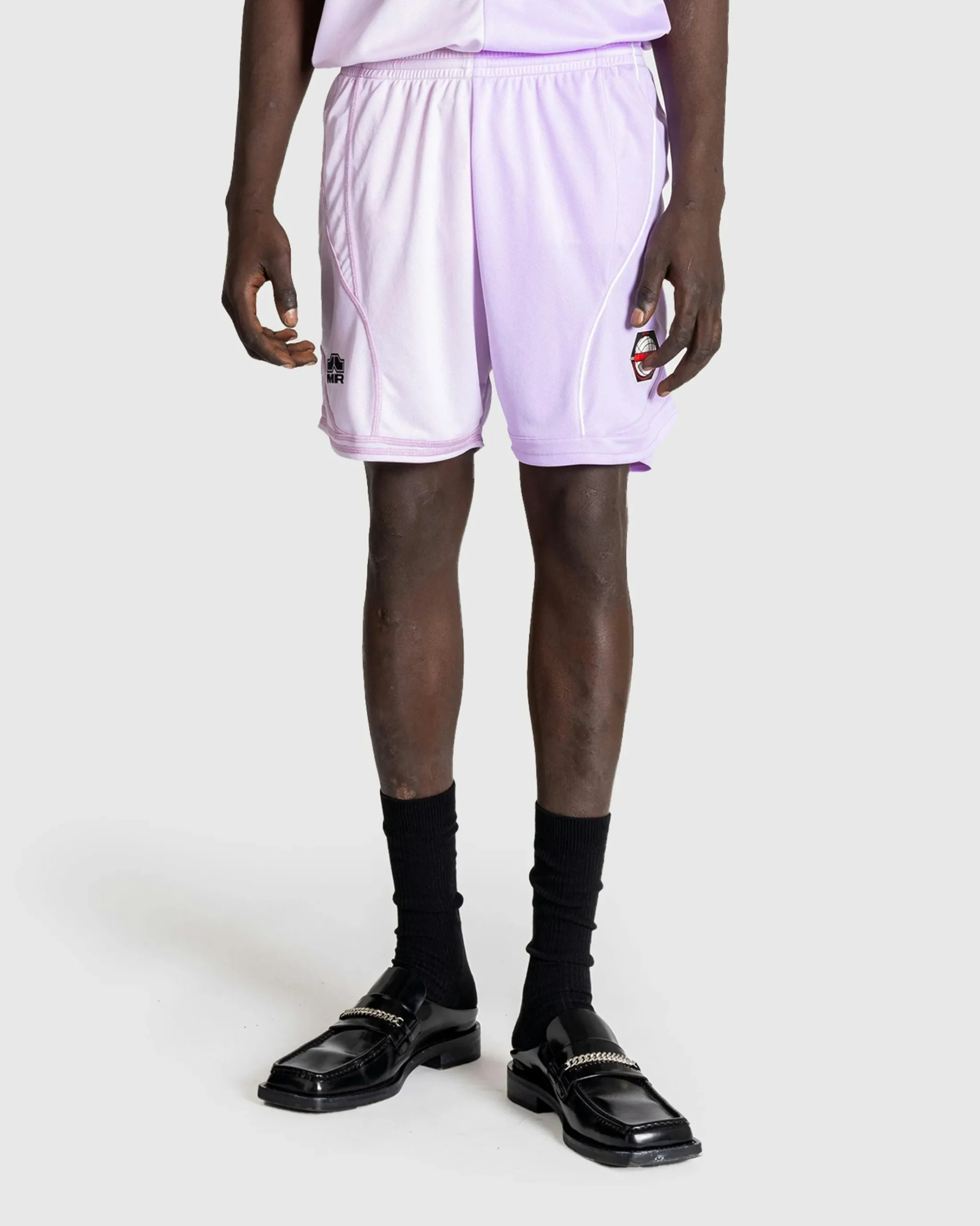 Flash Sale Martine Rose Half And Half Football Short lilac