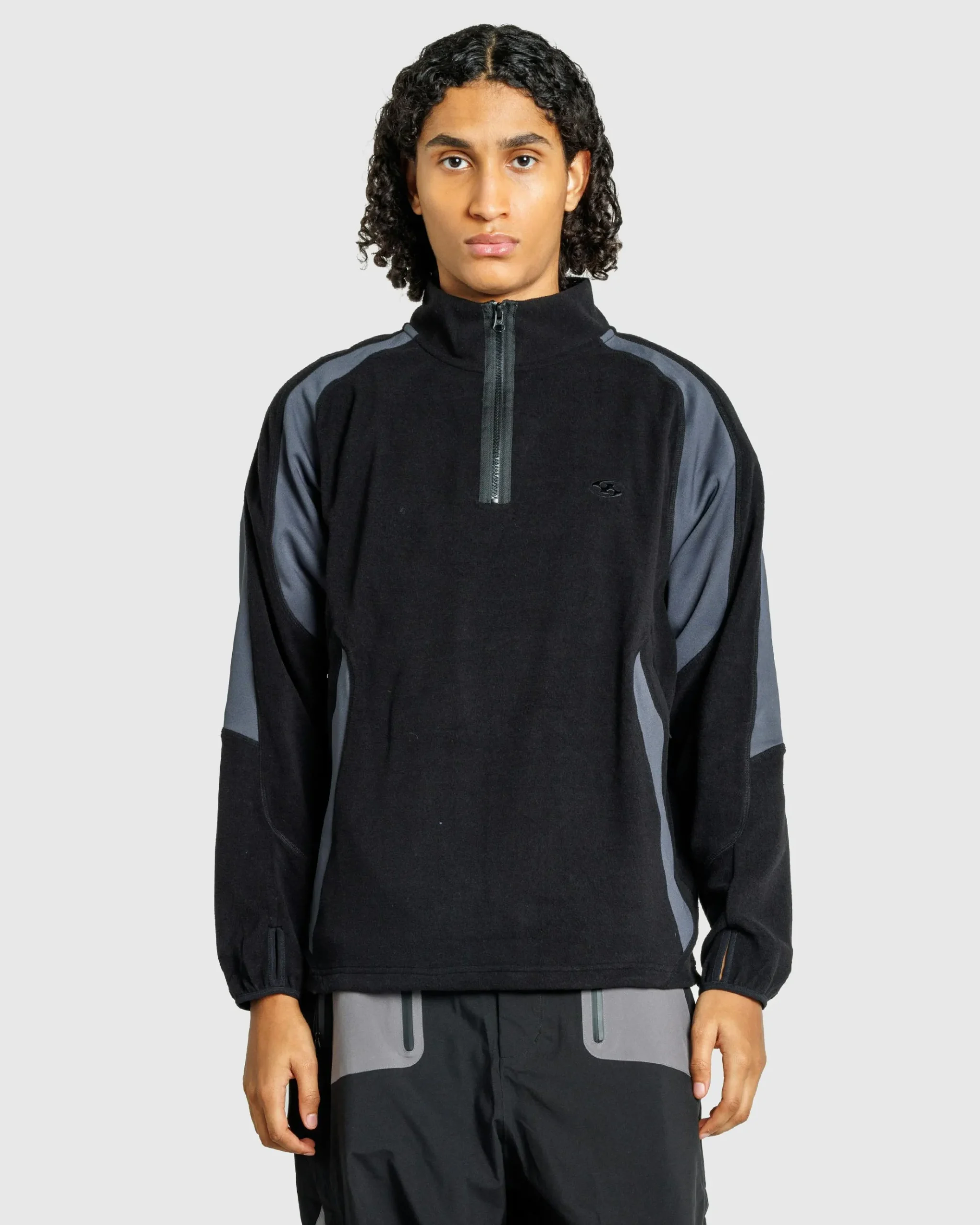 Hot San San Gear Half Zip-Up Fleece black