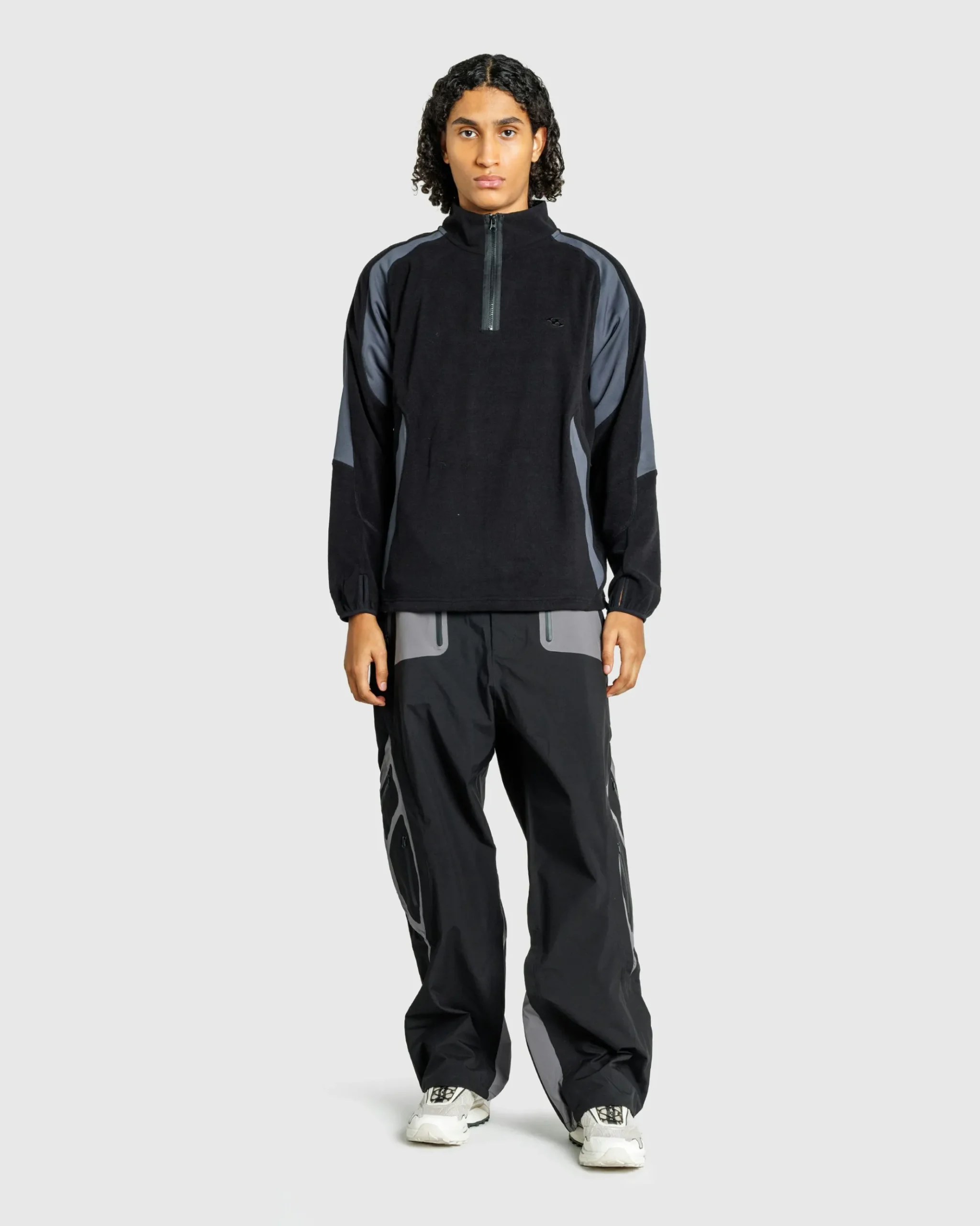 Hot San San Gear Half Zip-Up Fleece black