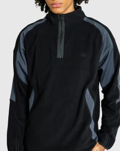 Hot San San Gear Half Zip-Up Fleece black
