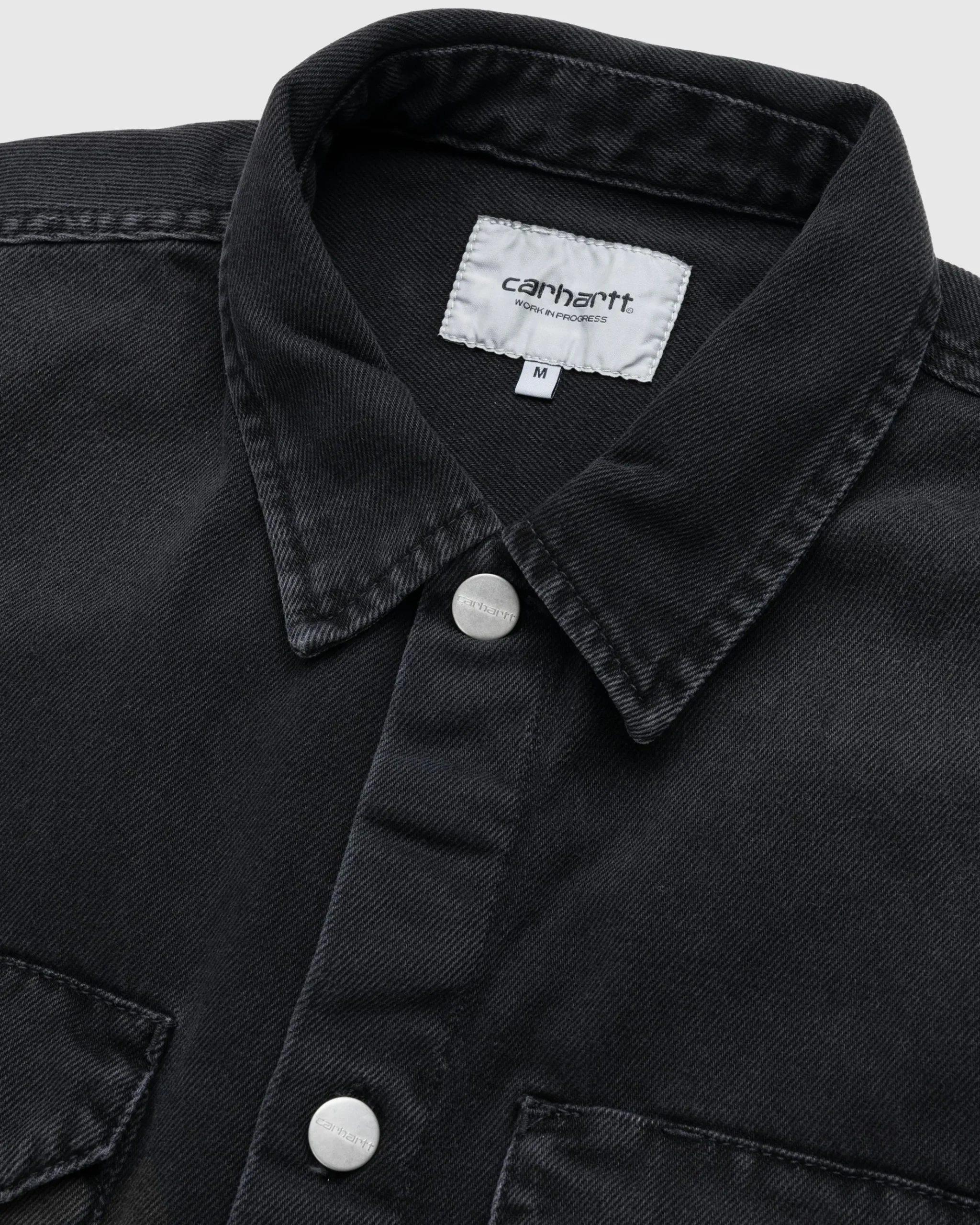 Discount Carhartt WIP Harvey Shirt Jacket Black/Dark Used Wash black/darkusedwash