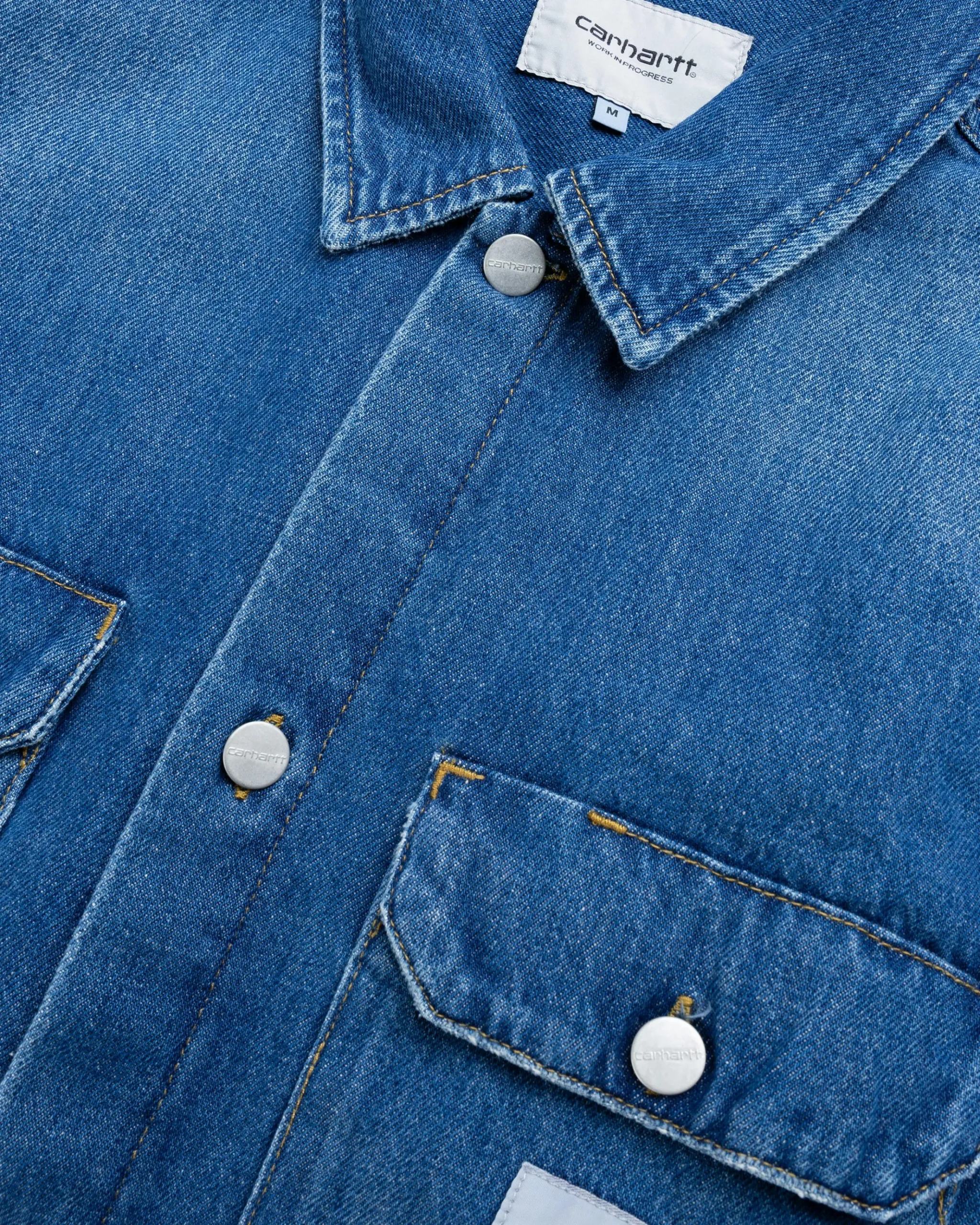 Online Carhartt WIP Harvey Shirt Jacket Blue/Dark Used Wash blue/darkusedwash