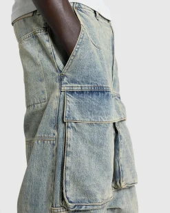 Outlet Entire Studios Heavy Denim Cargo Surface Wave surfacewave