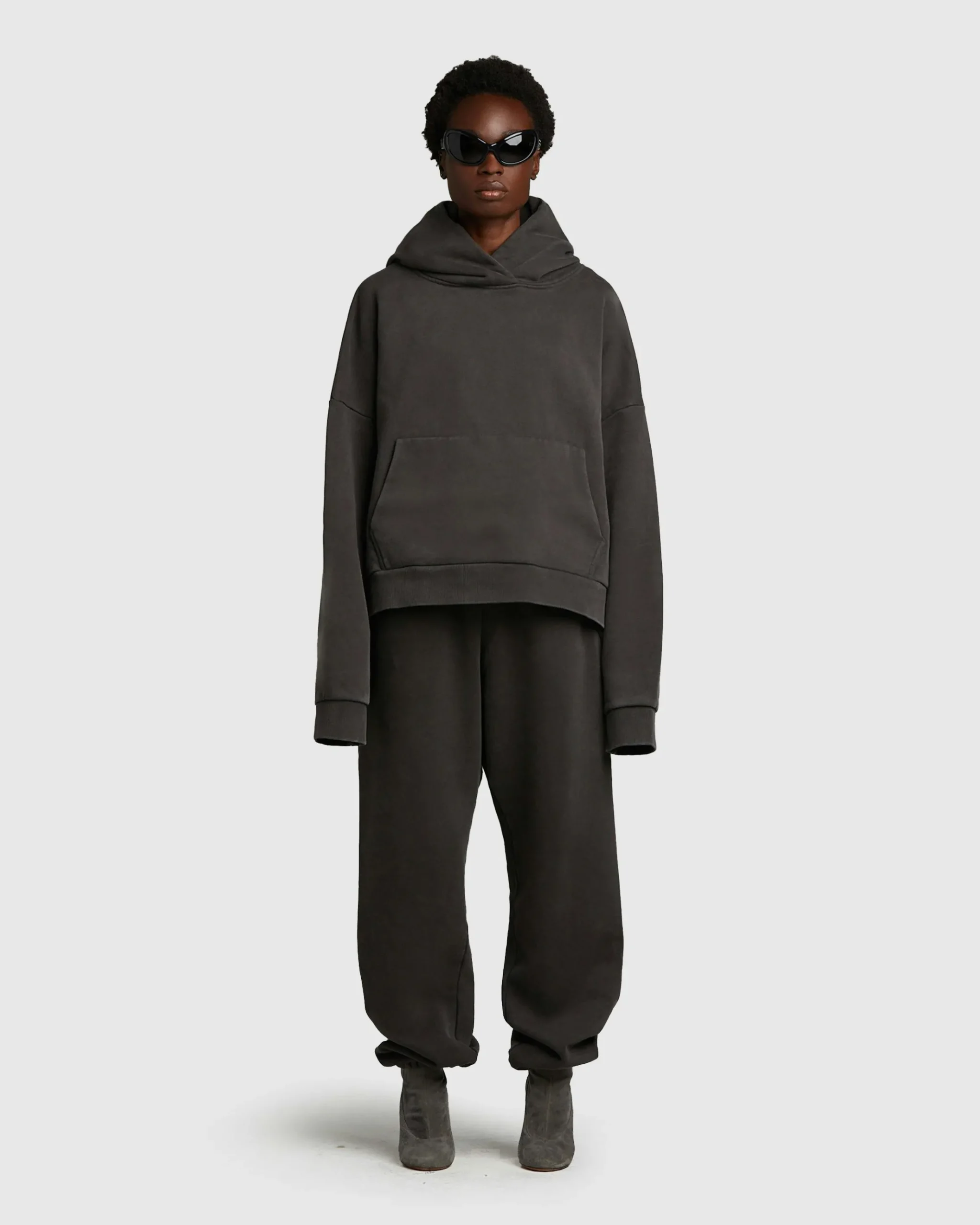 Best Sale Entire Studios Heavy Hood Washed Black grey