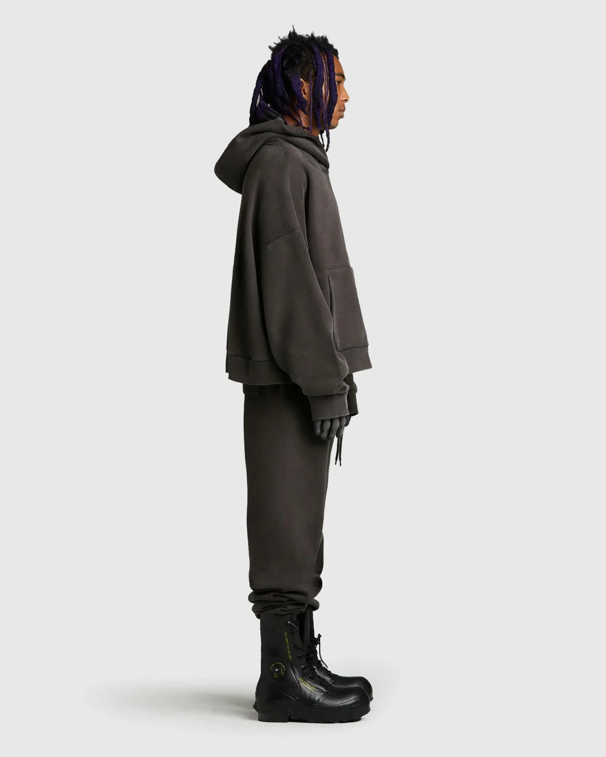 Best Sale Entire Studios Heavy Hood Washed Black grey