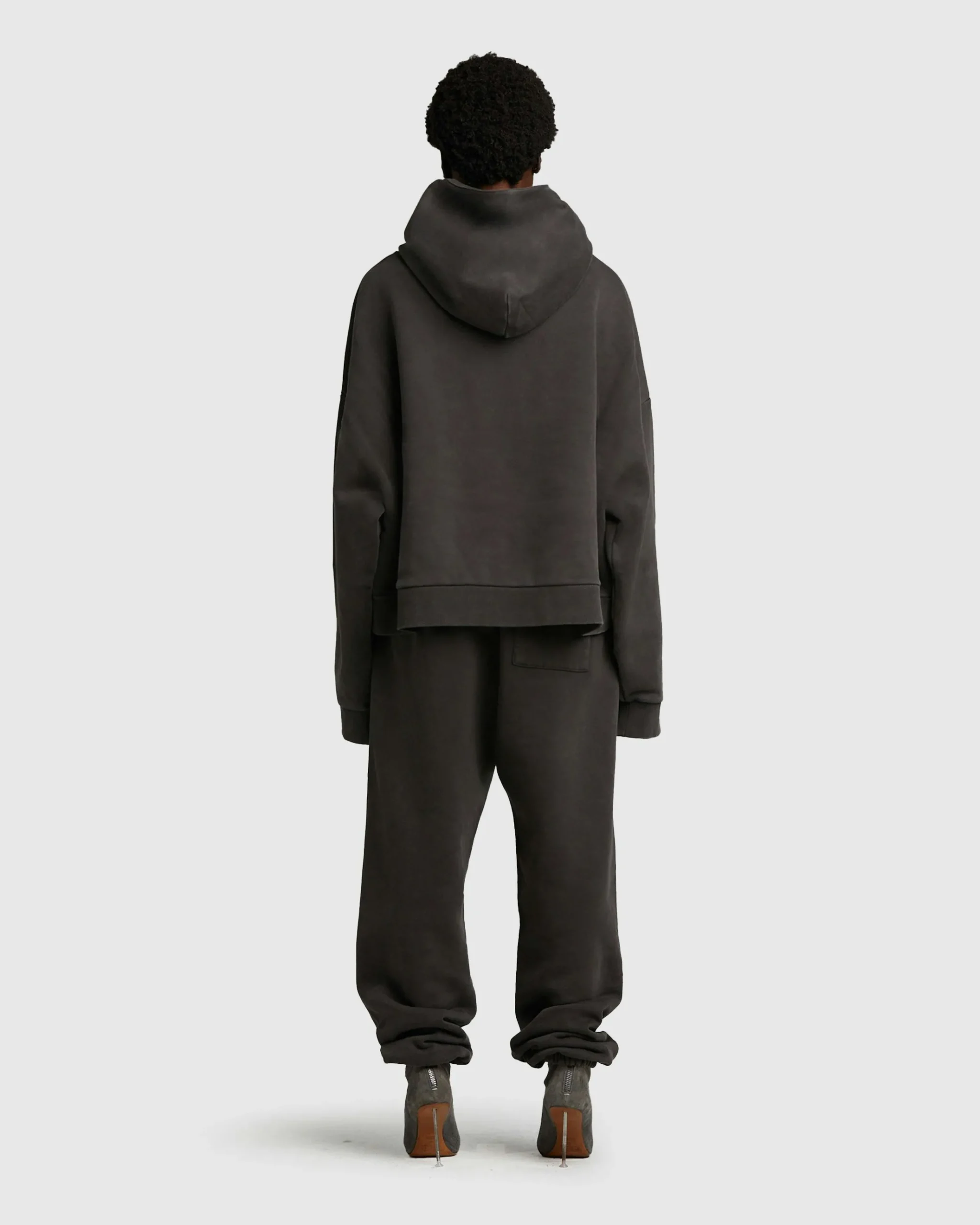 Best Sale Entire Studios Heavy Hood Washed Black grey