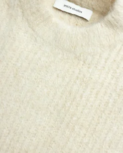 Discount Entire Studios Heavy Knit Crew vanilla