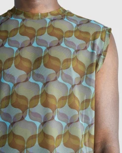 Fashion Dries van Noten Heyzen Shirt /Green dust