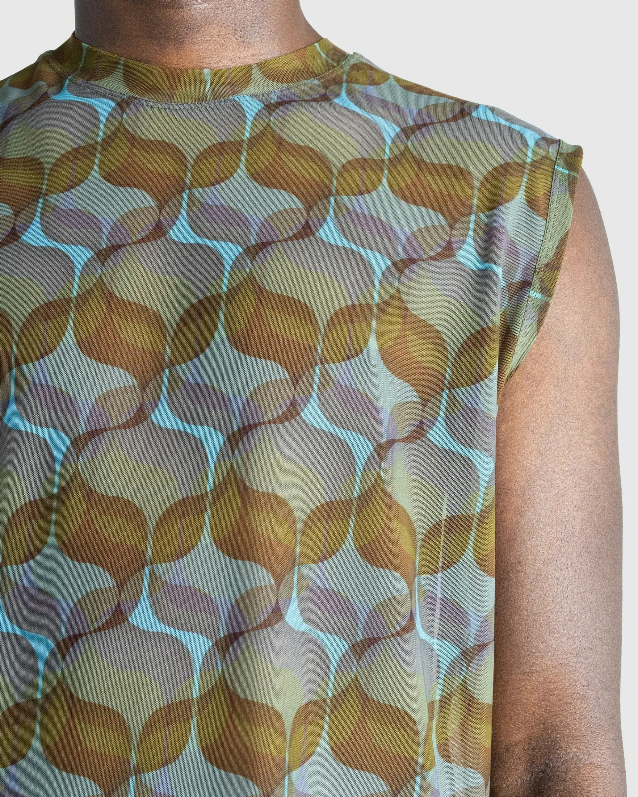 Fashion Dries van Noten Heyzen Shirt /Green dust
