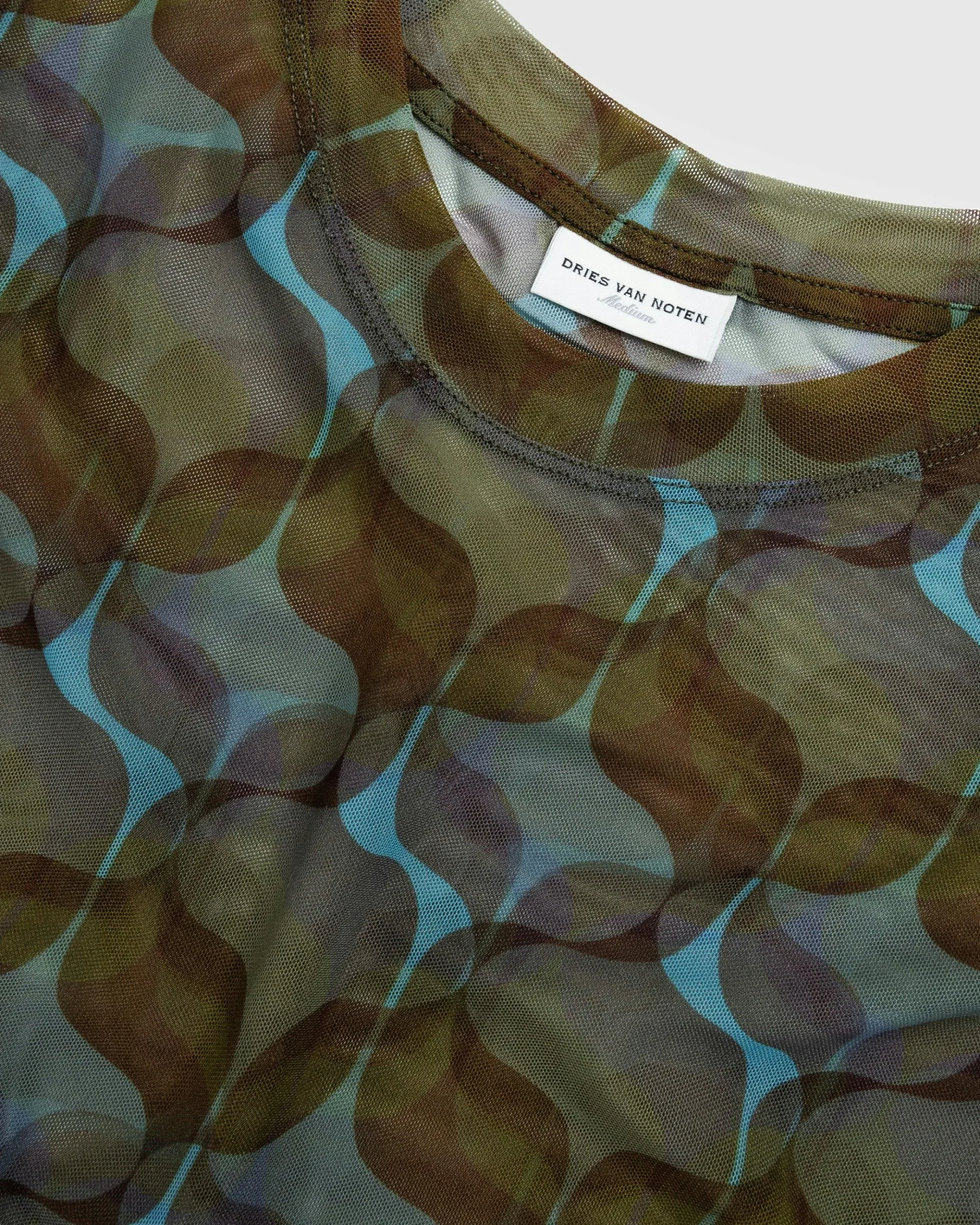 Fashion Dries van Noten Heyzen Shirt /Green dust